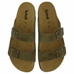 Scholl Iconic St Julien Suede Khaki Brun New