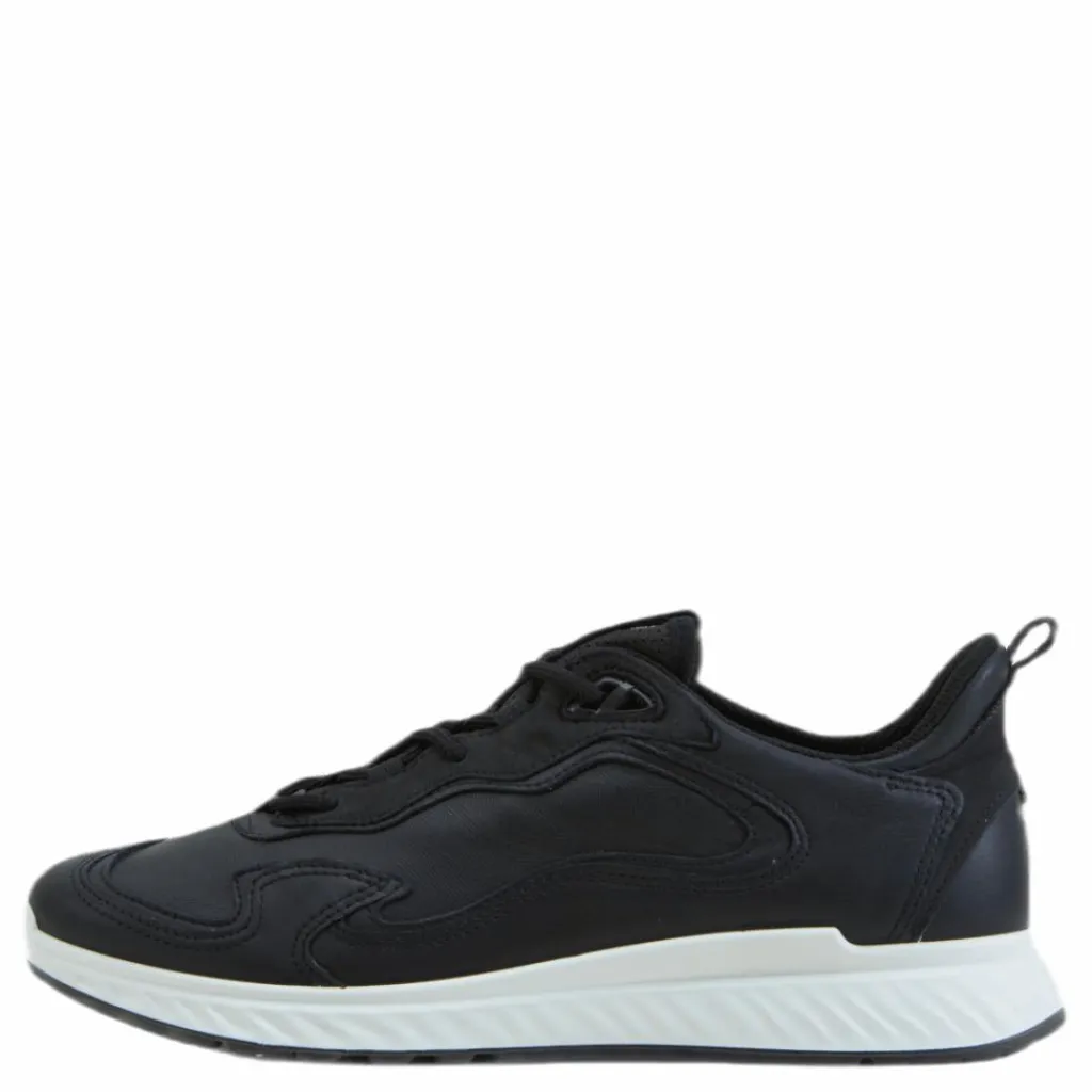 ECCO ST.1 Laced Shoes Black Svart Online