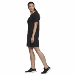 adidas Stack T Dress White/Black Svart Outlet