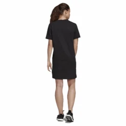 adidas Stack T Dress White/Black Svart Outlet