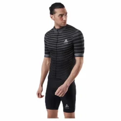 Odlo Stand-Up Collar Zeroweight Ceramicool Black/Grey Svart och Grå Best