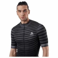 Odlo Stand-Up Collar Zeroweight Ceramicool Black/Grey Svart och Grå Best