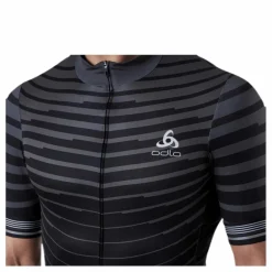 Odlo Stand-Up Collar Zeroweight Ceramicool Black/Grey Svart och Grå Best