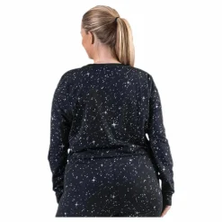 Nike Starry Night MTLC Top Plus Black/Grey Svart Online
