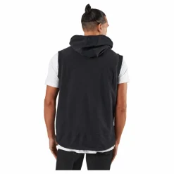 adidas Statement Full-Zip Hooded Vest Black Svart New