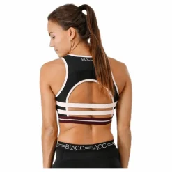 Step Sports Bra Pink/White/Black*BLACC Discount