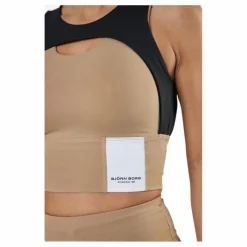 Björn Borg Sthlm Overlap Crop Top Beige