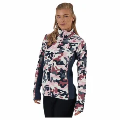 Kari Traa Stjerne Fleece Pink/Patterned Rosa och Mönstrad Best
