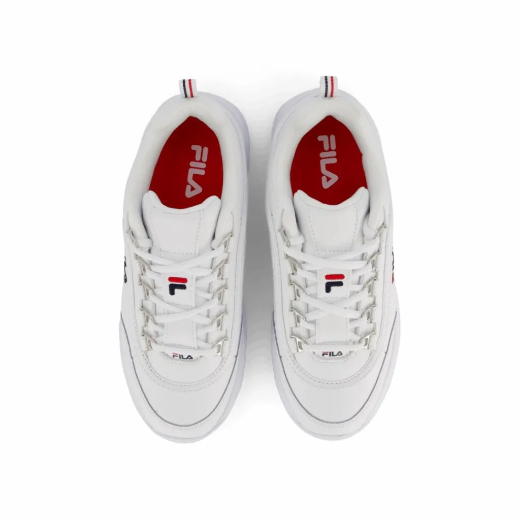 Fila Strada Low Wmn White Vit Clearance