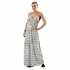 Pieces Strap Ankle Dress White Vit Discount