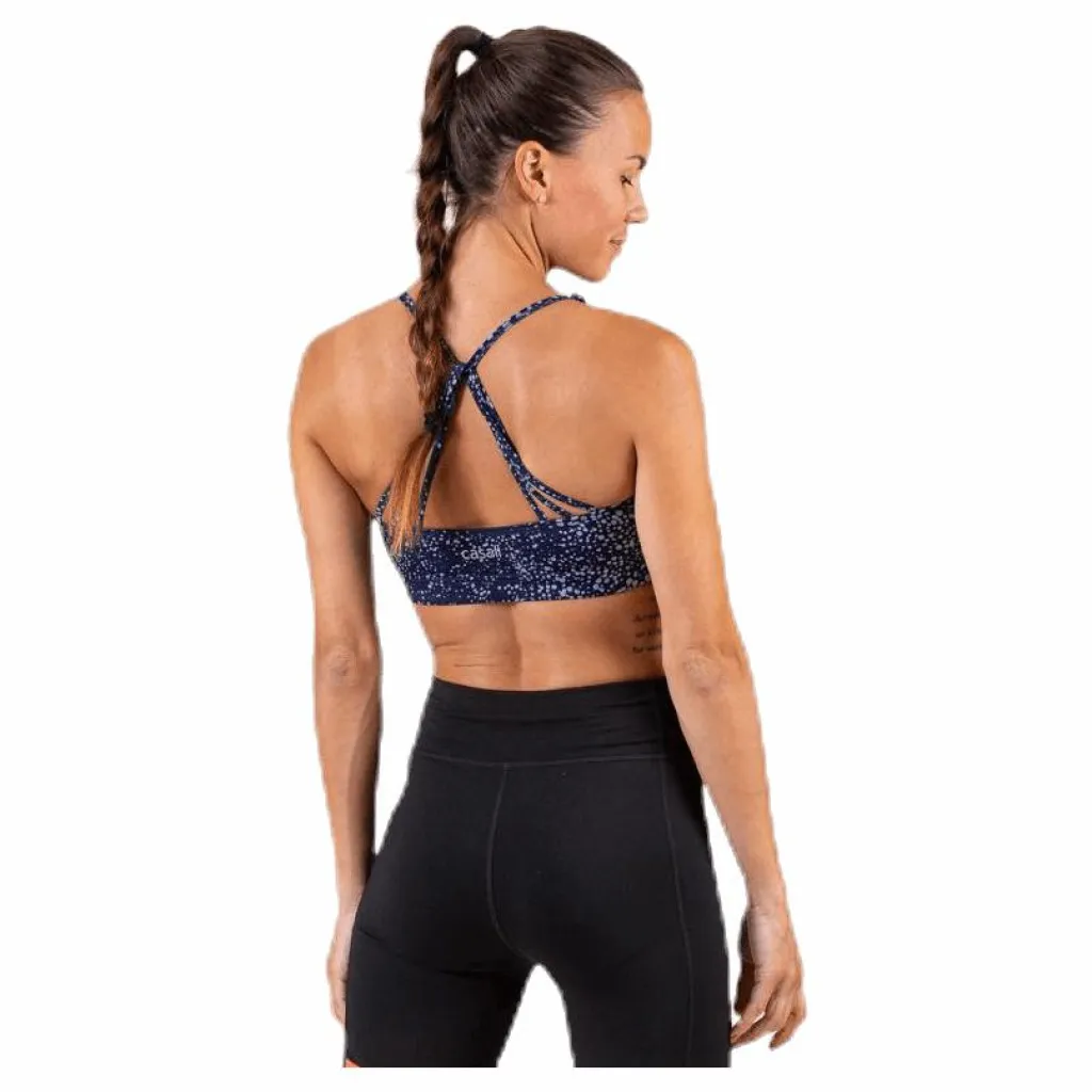 Casall Strappy Sports Bra Blue Blå Clearance
