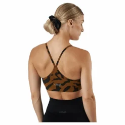 Casall Strappy Sports Bra Escape Brown Flerfärgad Online
