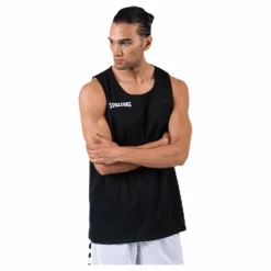 Spalding Street Reversible Tank Top Black/Grey Svart och Grå Outlet
