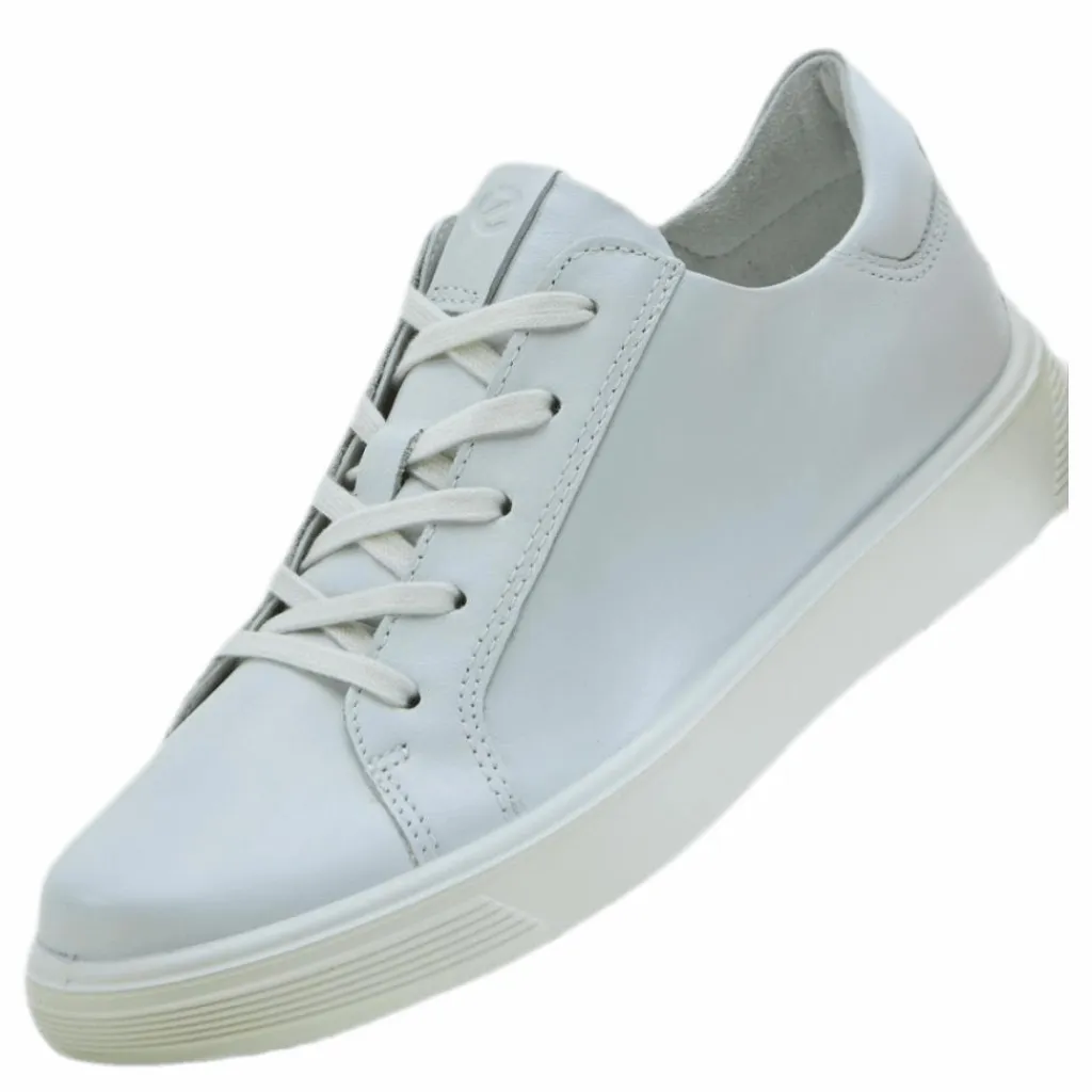 Street Tray Laced Shoes White*ECCO Sale