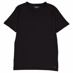 Tommy Hilfiger Stretch Cn Tee Ss 3pack Black/white/grey Heather Svart Sale