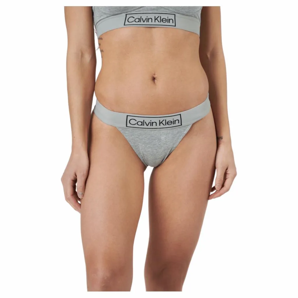 String Thong Grey Heather*Calvin Klein Clearance