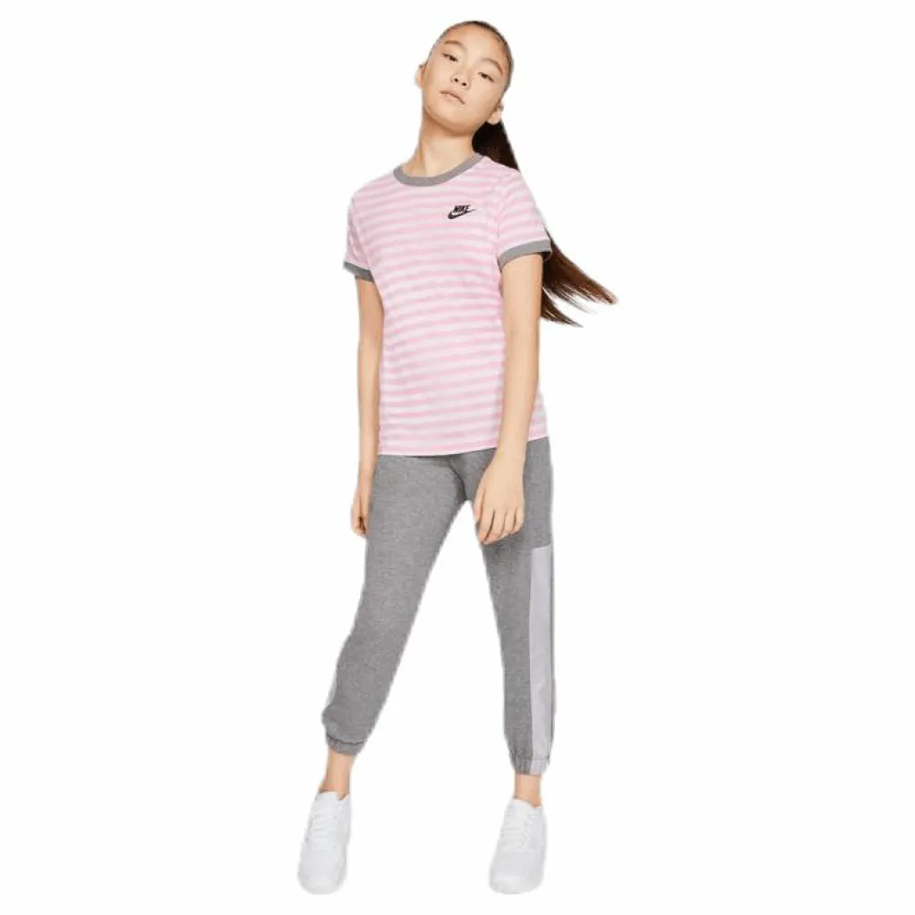 Nike Stripe Ringer Jr Pink Flerfärgad Best