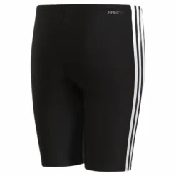 adidas 3-Stripes Swim Jammers Black Svart Clearance