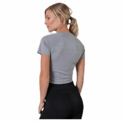 Superdry Studio Cross Tee Grey Grå Clearance