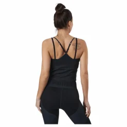 Puma Studio Foundation Ruched Tank Black Svart