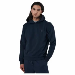 Jack & Jones Studio Sweat Hood Ltn Blue Blå Hot