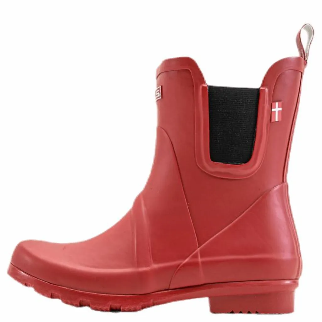 Mols Suburbs Rubber Boot Red Röd Best