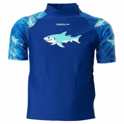 Speedo Sun Protection Top And Short Blue Blå Sale