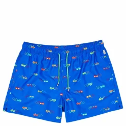 Happy Socks Sunny Days Swim Shorts Medium Blue Blå Hot