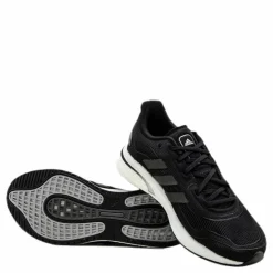adidas Supernova Shoes Core Black / Grey Six / Silver Metallic Discount