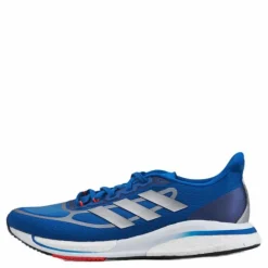 adidas Supernova+ Shoes Football Blue / Silver Metallic / Solar Red Hot