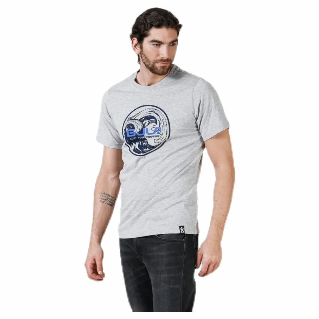 Bula Surf Tee Grey Grå New