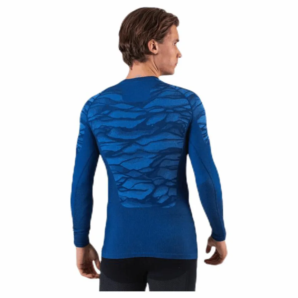 Odlo Suw Top Crew Neck L/S Performance Blackcomb Blue Blå New