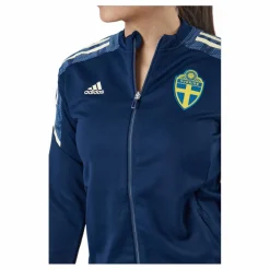 Svff Tk Jkt W Team Navy Blue/easy Yellow*adidas New