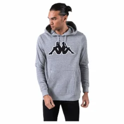 Kappa Sweat Hood, Logo Airiti Grey Grå