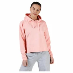 Sweat Hood, Logo Biba Pink*Kappa Hot