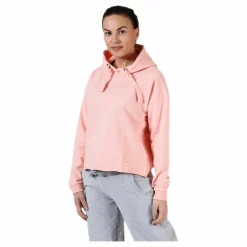 Sweat Hood, Logo Biba Pink*Kappa Hot