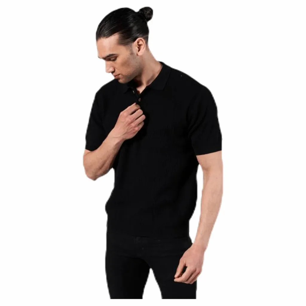 Sweater Short Sleeve Gnesta Black*Dedicated Discount