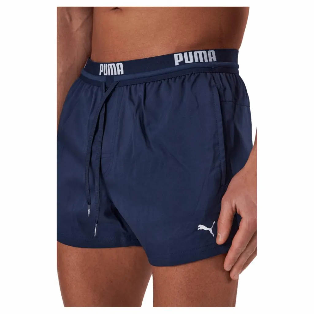Swim Men Logo Short Length Swi Navy*Puma