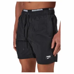 Swim Men Utility Mid Shorts 1p Black*Puma Hot