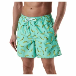 Dedicated Swim Shorts Sandhamn Bananas Green Grön