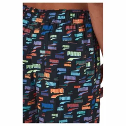 Puma Swim Unisex Loose Fit Shorts 1 Black Combo Flerfärgad Best