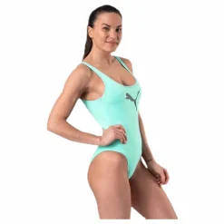 Puma Swimsuit Green Grön Clearance