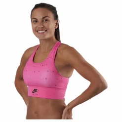 Nike Swoosh Air Bra Print Pink/Black Rosa Outlet