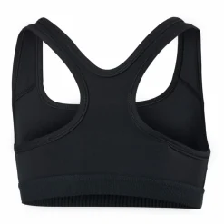 Nike Swoosh Big Kids' (Girls') Sports Bra BLACK/WHITE Svart Discount
