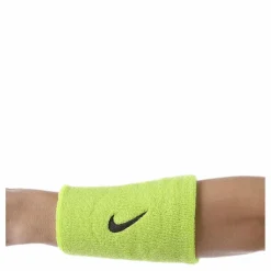 Swoosh Doublewide Wristbands Green*Nike EQ Discount