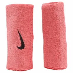 Nike EQ Swoosh Doublewide Wristbands Pink/Grey Rosa Discount