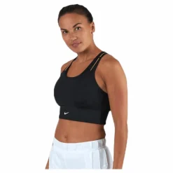 Nike Swoosh Icnclsh Pkt Bra Pd Black Svart New