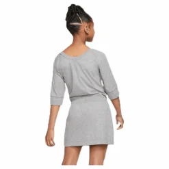 Nike Swoosh Jersey Dress Junior Grey Grå Hot
