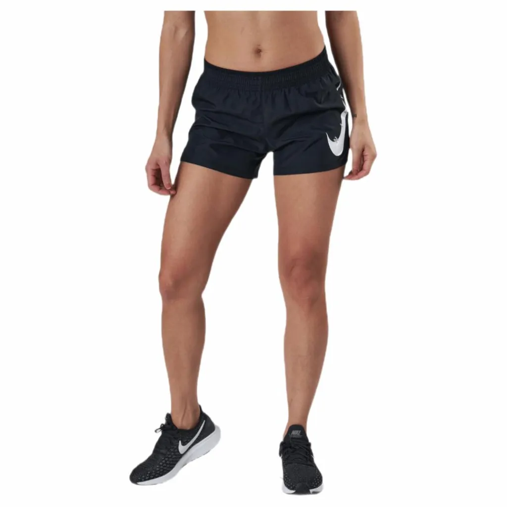 Swoosh Run Shorts White/Black*Nike