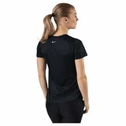 Nike Swoosh Run Top SS Black/Silver Svart Hot